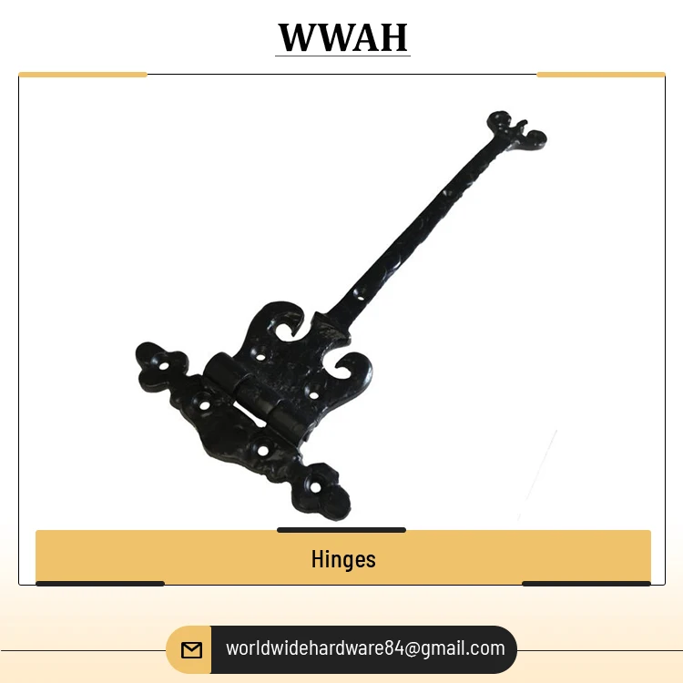 Door & Window Accessories High Quality Decorative Antique Style Brass/Cast Iron Door Hinges Hardware Screw Window Hinges