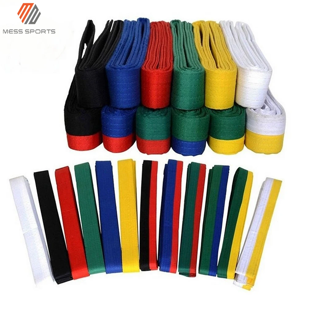 New 2022 Wholesale Custom Logo Embroidery Martial Arts Taekwondo Karate Judo BJJ Karate Belts