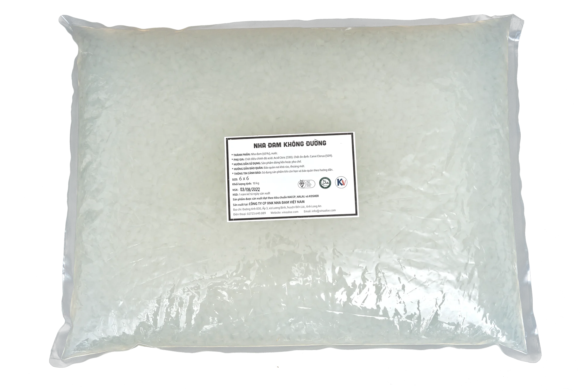 Vietnam New Solvent Extraction Healthcare Plant Extract Herbal 65% Solid Sugar-free Aloe Vera Jelly With 12 Months Shelf Life