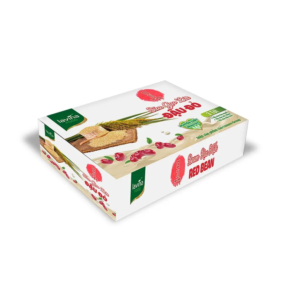 Essential Nutrient  Ojita Brown Rice Milk Red Bean Good For Body Shape 180Ml Box Wholesales OEM