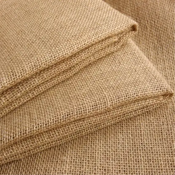Natural Jute Color Burlap Hessian Cloth for Construction Bag Cover Outdoor Crafts Fabric Eco-friendly Wholesale jute sack Cloths