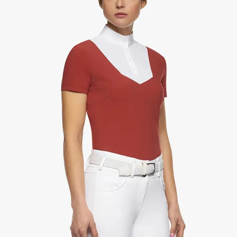 Durable Competition Shirts 2023 New Style For Women Equestrian Horse Riding Ladies Equestrian Horse Rider Show Shirt