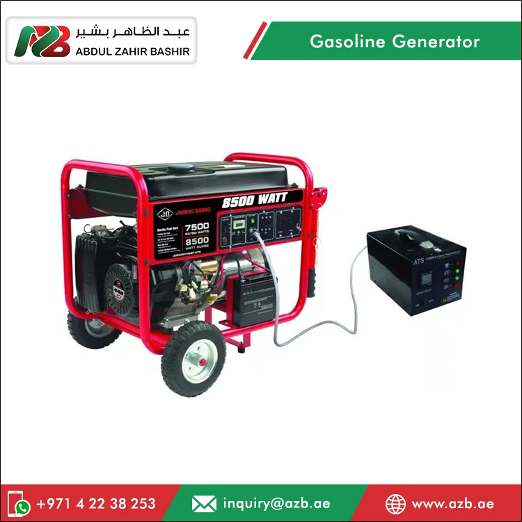 8.5KW Power and 50HZ Frequency Portable Jiangdong JD8500THEB Petrol Gasoline Generator at Best Market Price