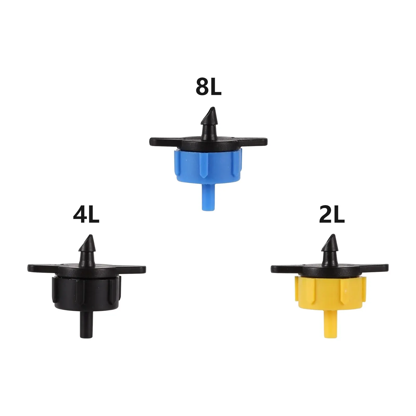 Система полива горшков для растений 2/4/8 л изогнутая капельница 2/4 сплиттер выращивания корней цветов эмиттер