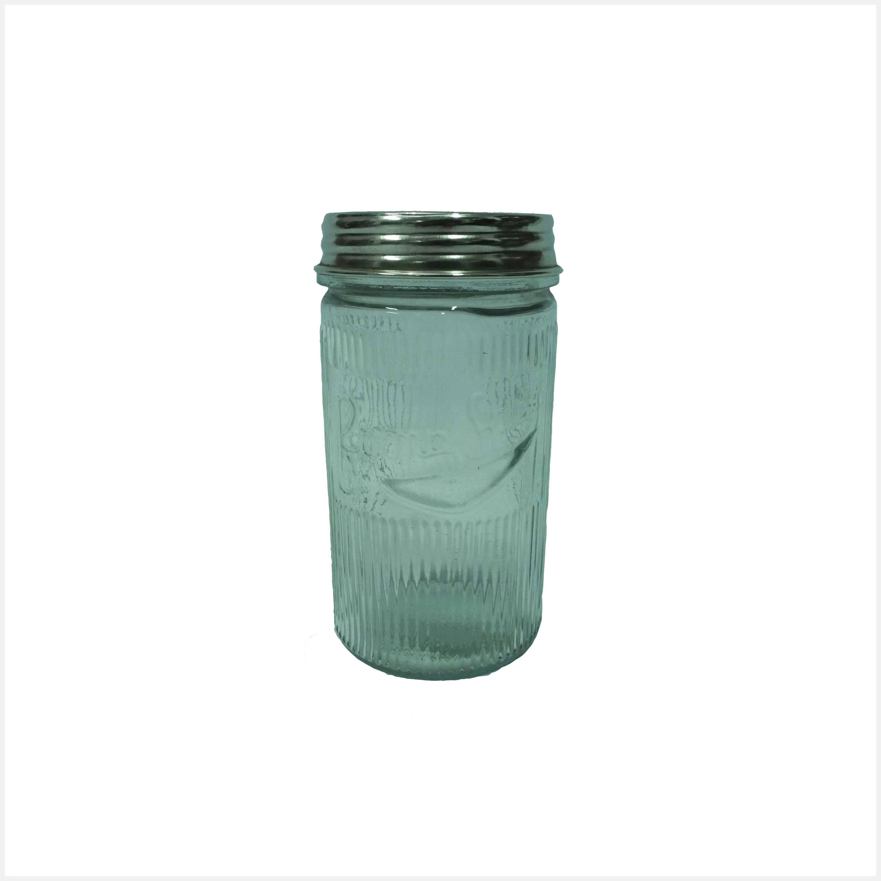 Top Trending  Spices Container and Fruit Glass Mason Jar Customized Size Glass Candy Container Mason Jar