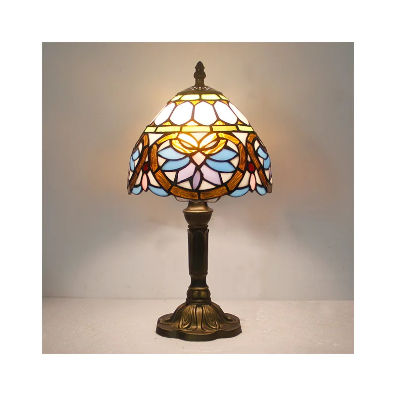 European Style Tiffany Style Lamps Light Shade Dragonfly Made in China LED Glass Metal Customize AC 220V Glass Lampshade Round