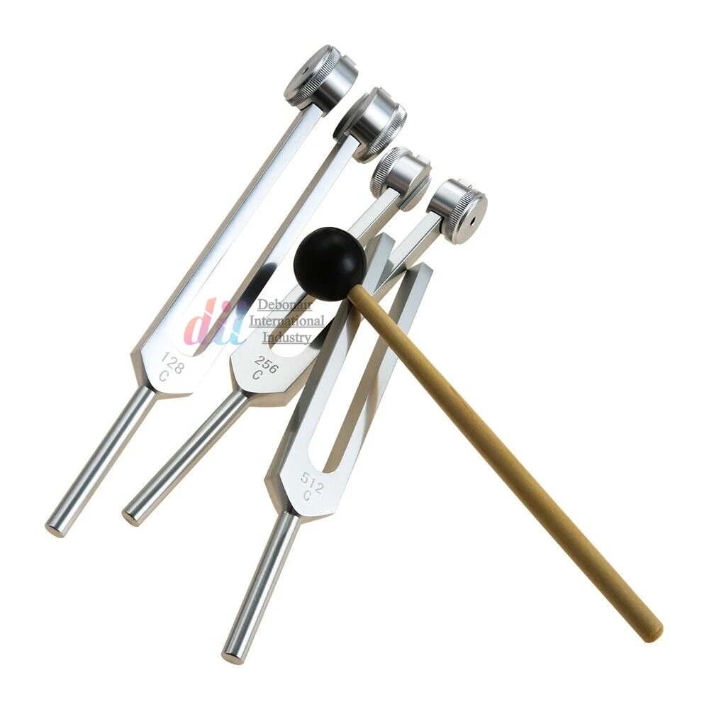 Wholesale Surgical Tuning Forks Set 128 256 512Hz Medical Sound Healing Therapy Musical Instruments Hearing Therapy Tools