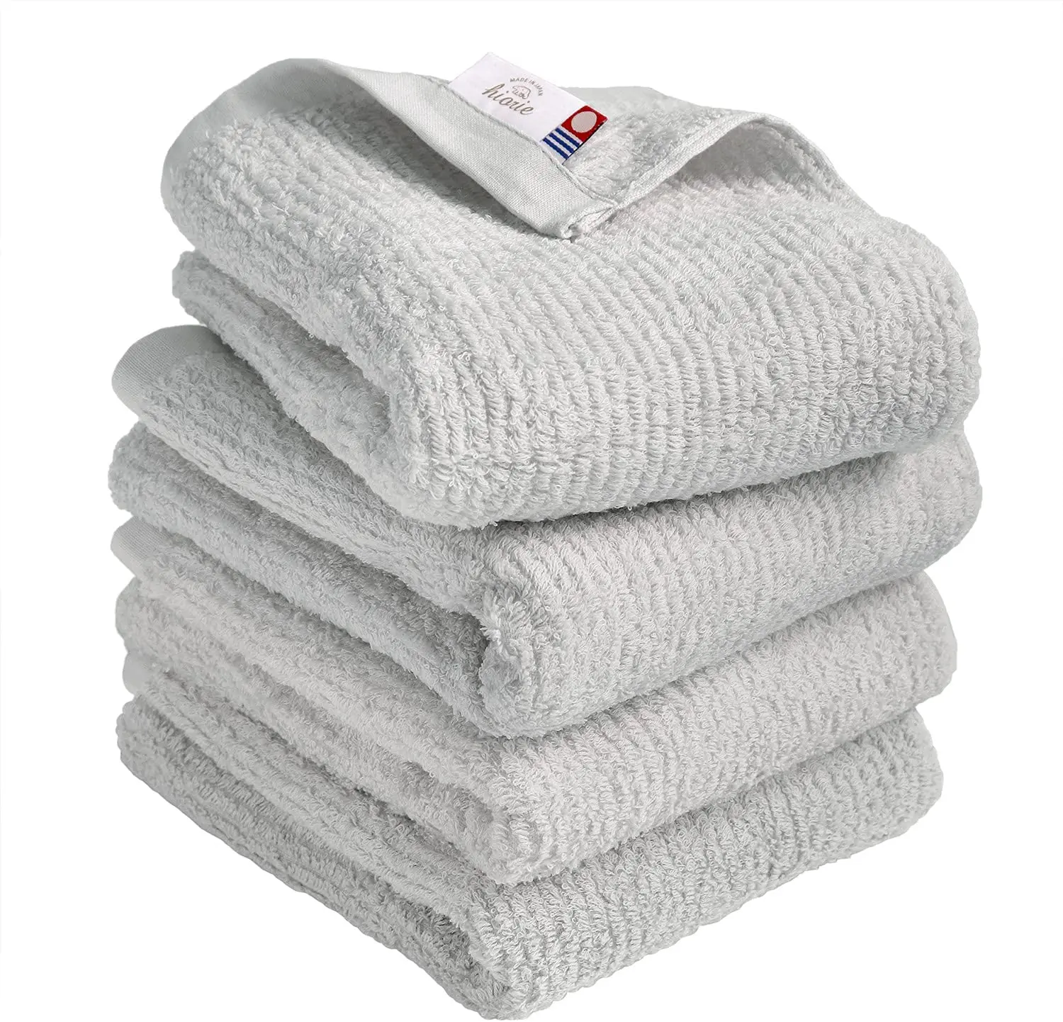 [Wholesale Products] HIORIE Imabari towel Cotton 100% Rebirth Hand Towel 34*80cm 85g 350GSM Face Towel Soft Quick Dry Grey
