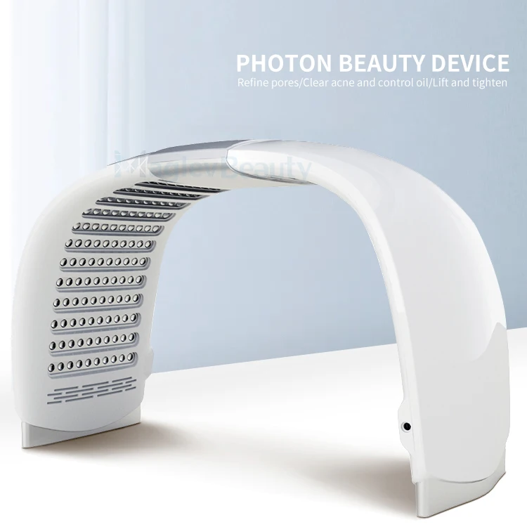 Professional 7 Colors Facial LED Pdt Skin Rejuvenation Skin Care Machine Light Quantum Telomerase Beauty Apparatus Spectrometer