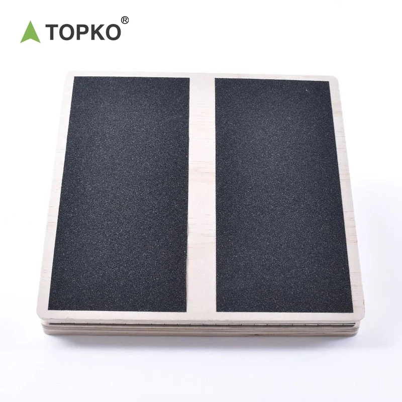 TOPKO Fitness Professional Wooden Slant Board Adjustable Balance Board Ankle & Foot Stretching Slant Board for Stretching Calves