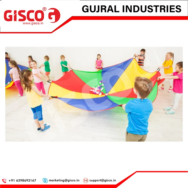 Kids Play Parachute Rainbow Parachute