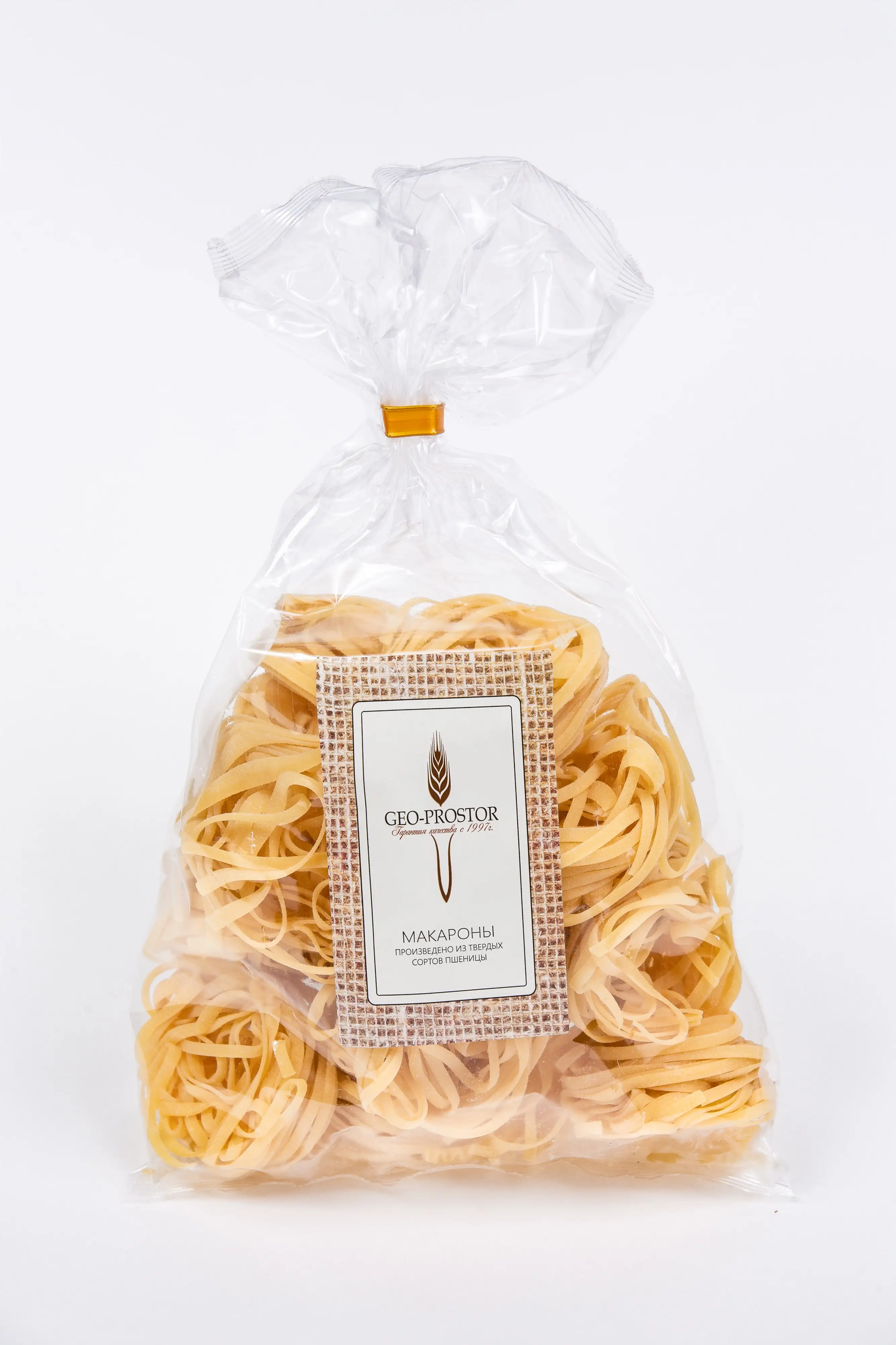 500g Transparent Bag Packaging High Quality EAC Certification Food Grade Durum Flour Nests Noodles