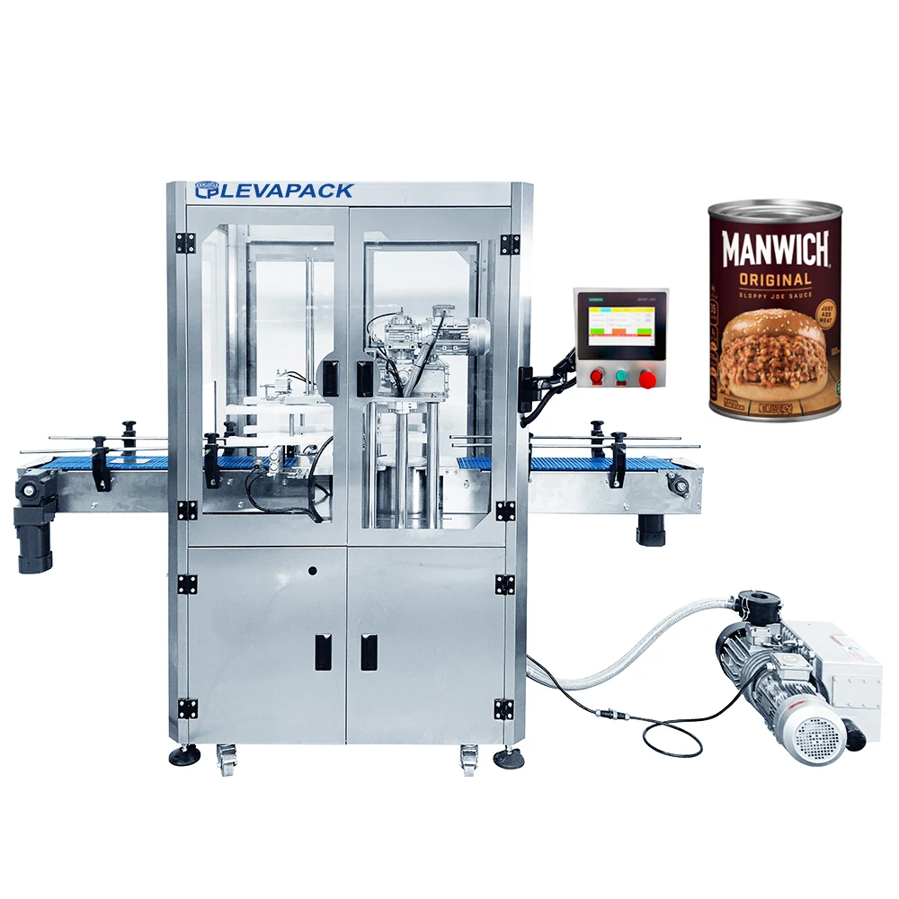 Hot Sale luncheon meat can food sealer chicken container vacuum nitrogen can sealing machine