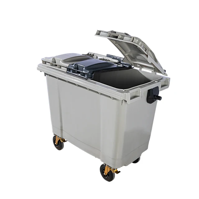 KEITI Ottokorea 660 L Automatic Loading Collection Container With Practicality Various Types Of Wheelie Plastic Waste Bin