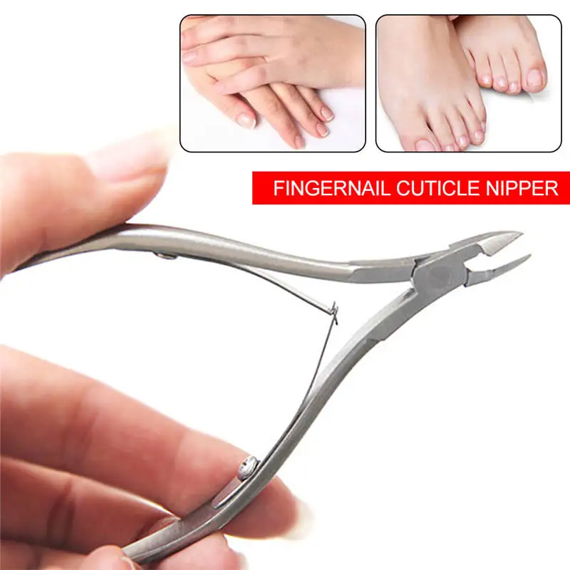 Professional Stainless Steel Double Spring Cuticle Nail Plier with Private Logo High Quality Nail Clipper