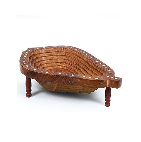 Top Trending Customizable Wood Dining Bowl Natural Acacia Wooden Salad & Fruit bowl tableware High quality finished best Selling