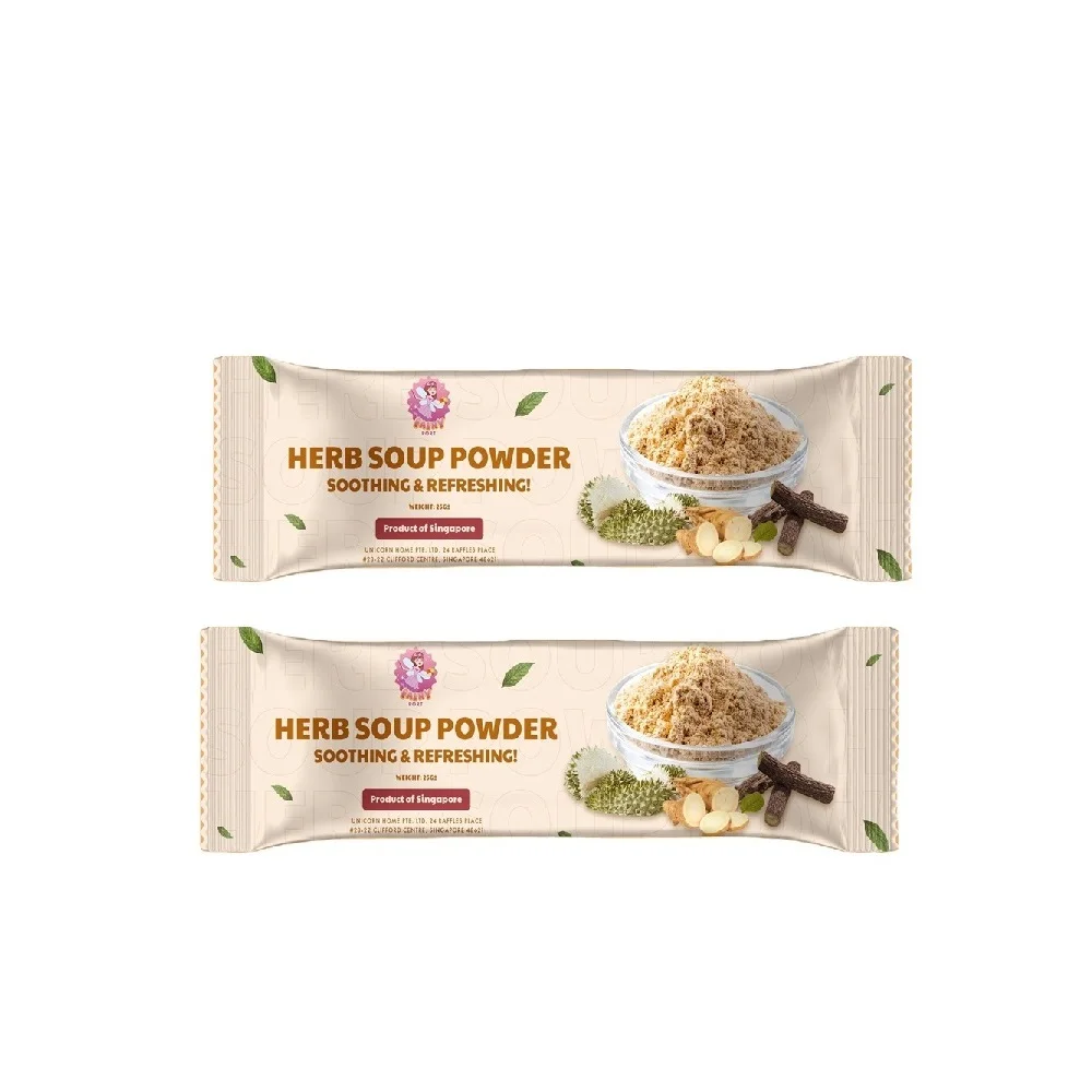 Best Durian White Locule Membrane Ambient Herb Soup Powder 20g Low-Calorie Frozen Style 24 Months Shelf Singapore Wholesale