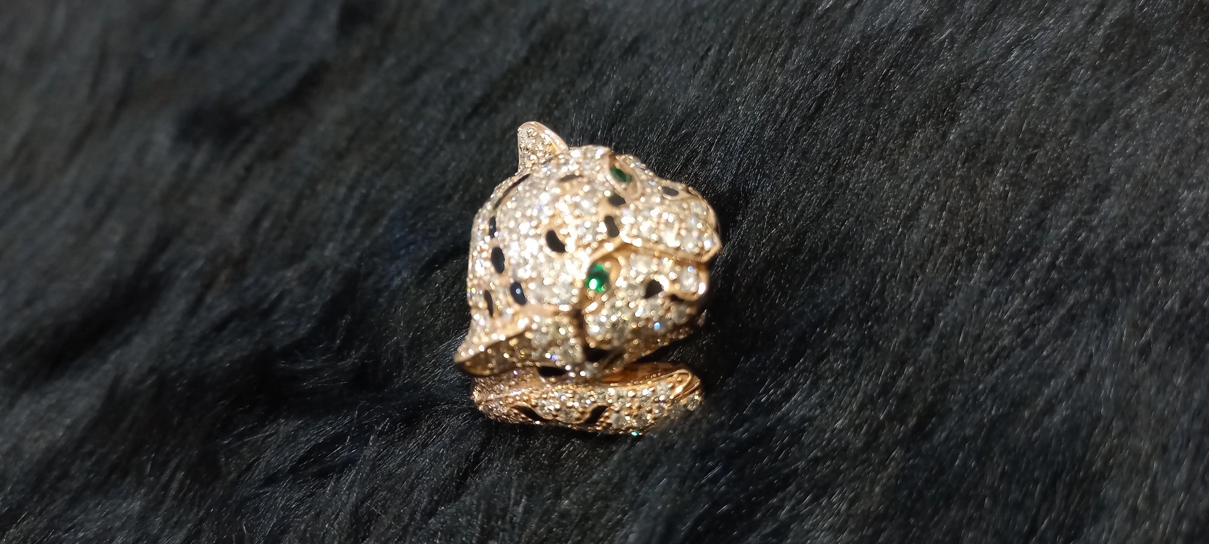 Hip Hop Jewelry Tiger Head Real Diamond Rings Custom Bulk Party Wear Ring Wholesale Price Custom Design