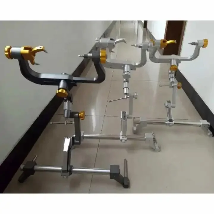 Mayfield Skull Clamp Set Three Points Clamps Black Coated Headrest Neurosurgery Brain Surgical Instruments Retractors Set