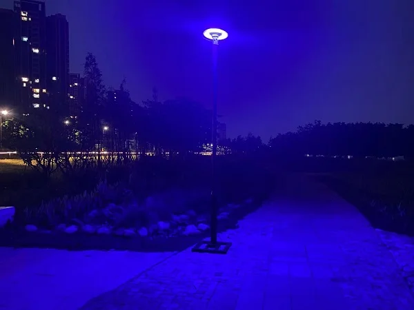 led solar lights + RBG solar led Garden Light with intelligent light control +Remote control + music rhythm