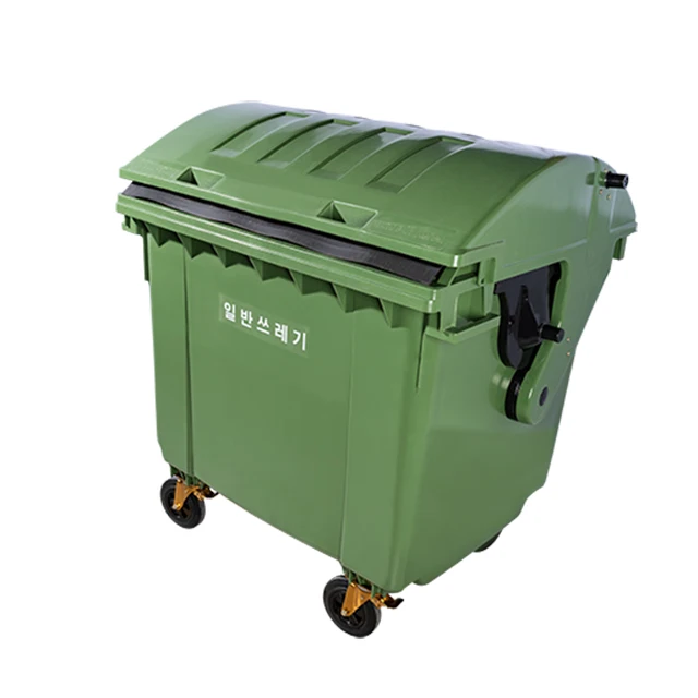 KEITI Ottokorea контейнер для раздельного сбора для 1100 л, автоматическая загрузка мобильного мусорного бака для отходов, переработки