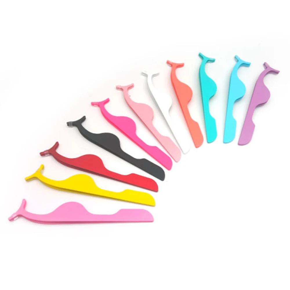 Private Label Wholesale Eyelash Tweezer And Lash Applicator And Best False Lash Tweezers Custom Logo