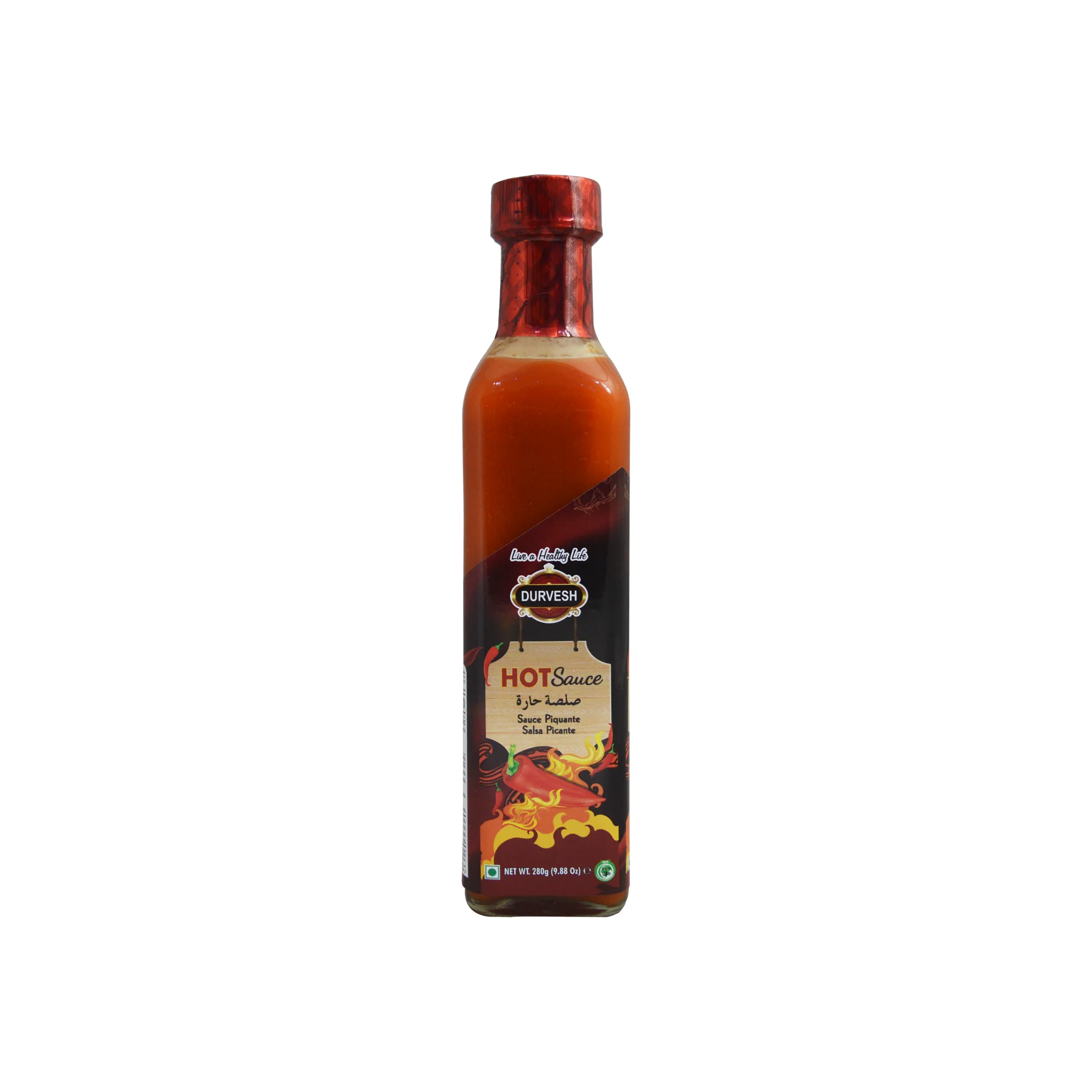 Hot Sauce Spicy and Flavorful 280g Bottle DURVESH