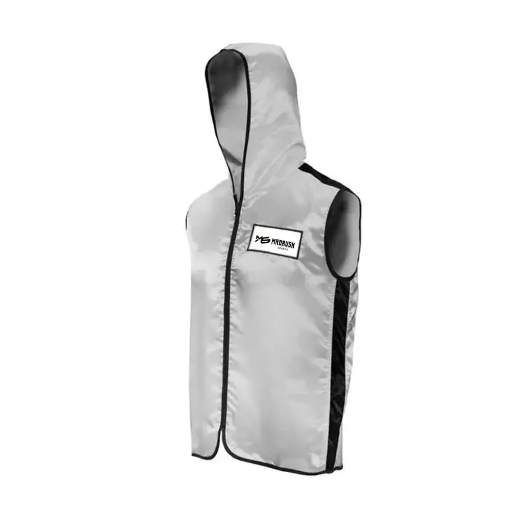 Sleeveless Hood Ring Jacket for Trainers Boxing MMA Muay Thai Kickboxing 2023 Best Boxing Ring Jacket