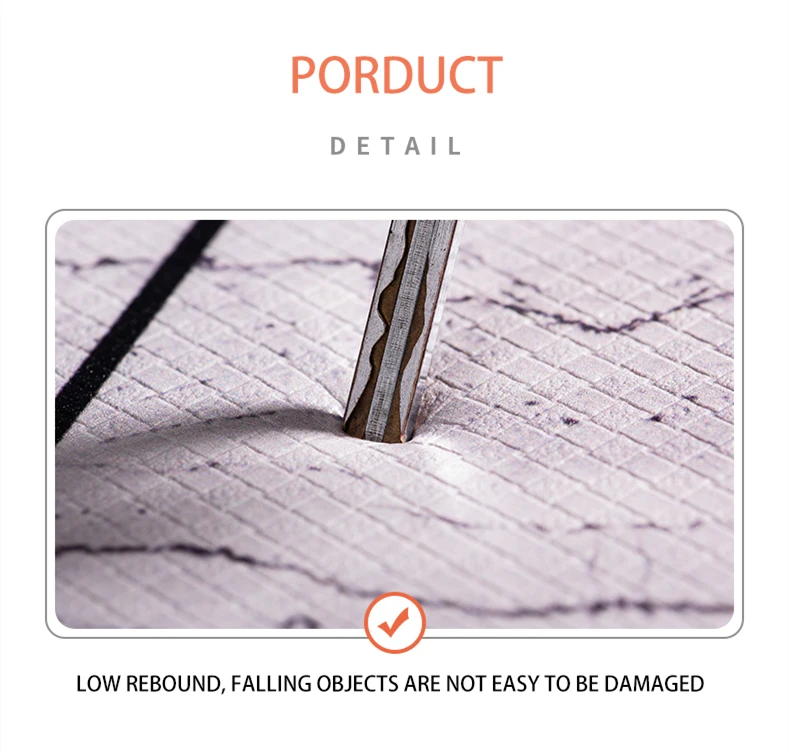 45*180cm   6mm thick UV Printing Rectangle Geometric Customized soft standing non-slip anti fatigue the floor kitchen mat