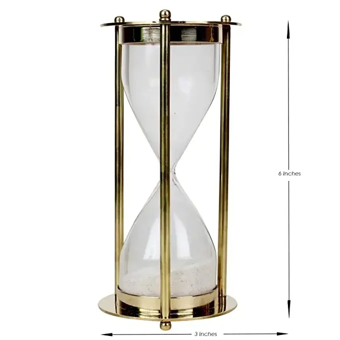 Fresh Design Sand Clock Best For Home And Office Desktop Best Sand Timer Gold Plated Finished Design Decorative Hourglasses