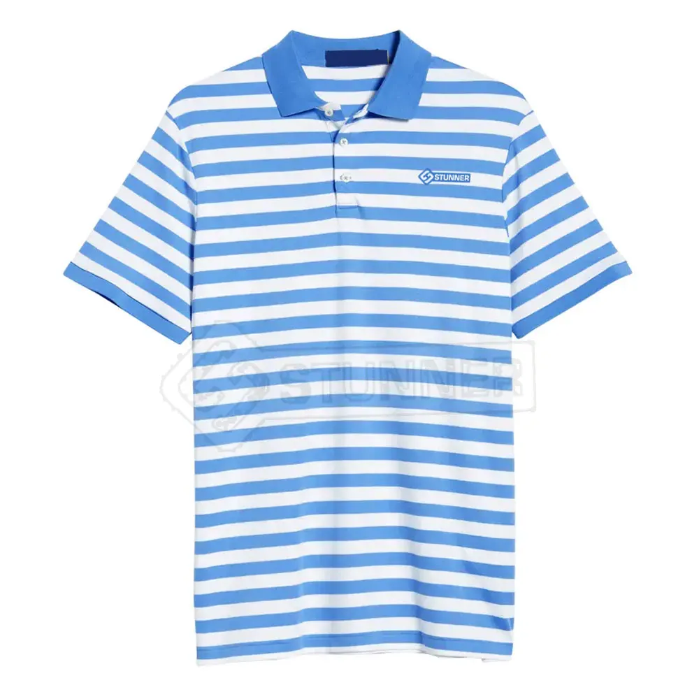 Yarn Dyed High Quality Polo T-Shirts Latest Design Casual Fashion Men Polo T-Shirts