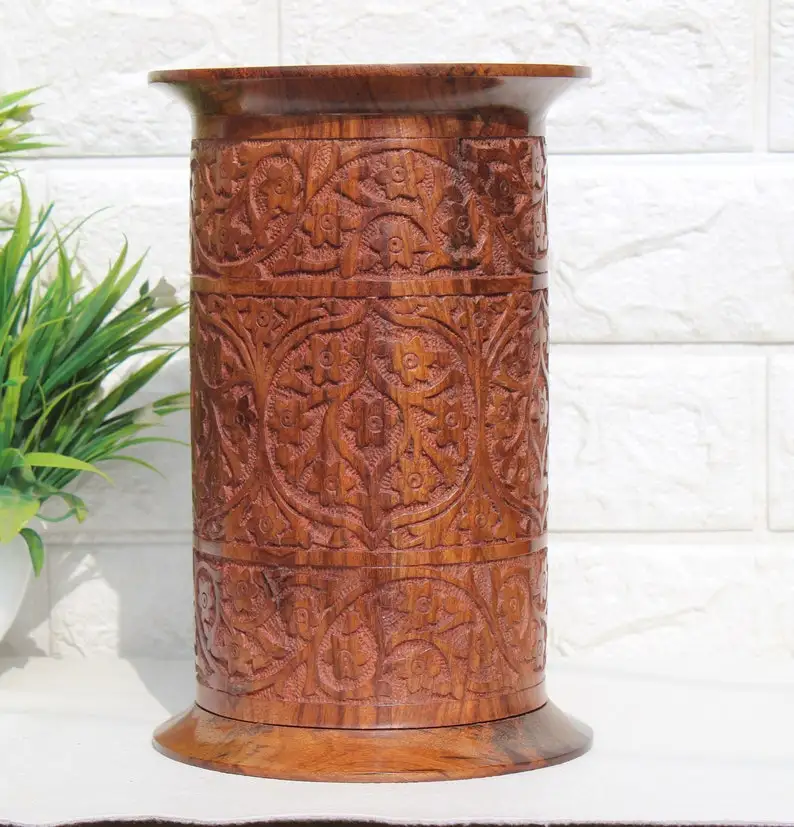 Cremation wooden urn urn for Adult ashes Human ash urn box Personalized Wooden With The Sizes Of 4.3 X8.8 inches