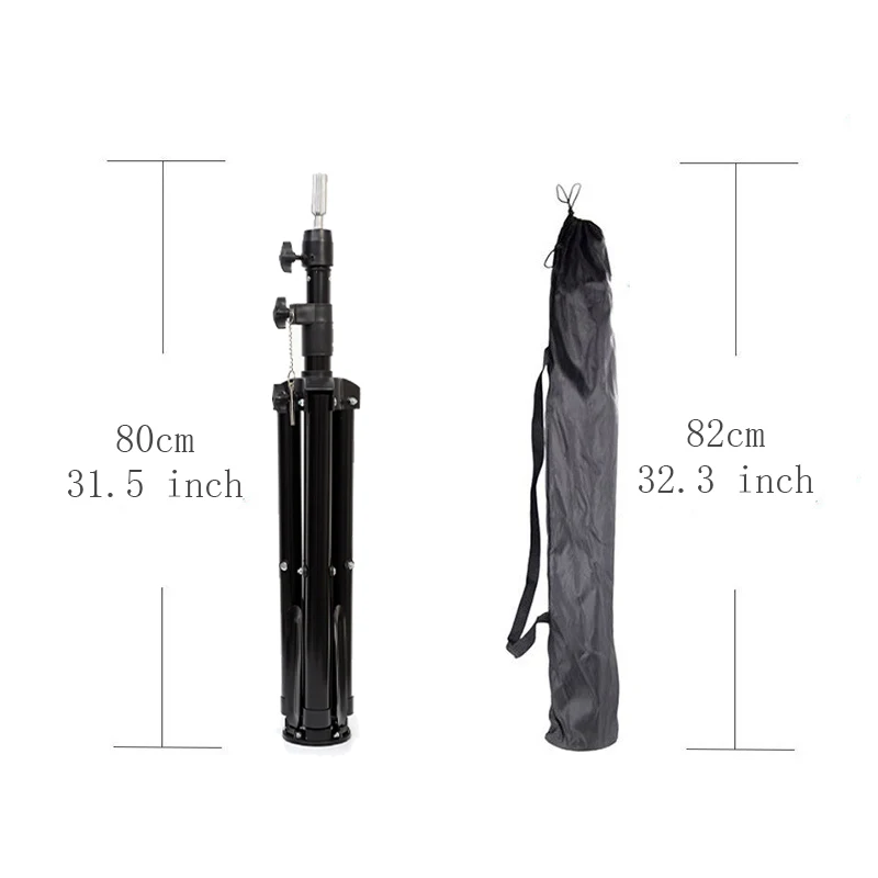 Good Quality Adjustable Metal Tripod Stand Height 32 inch to 55 inch Wig Display Metal Stand Mannequin Head Tripod Stand