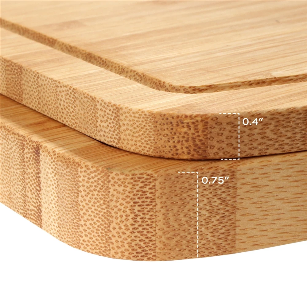 Hot Selling 11.75 inch Bamboo Cutting Board Mineral Oil Finished Bamboo Serving Board