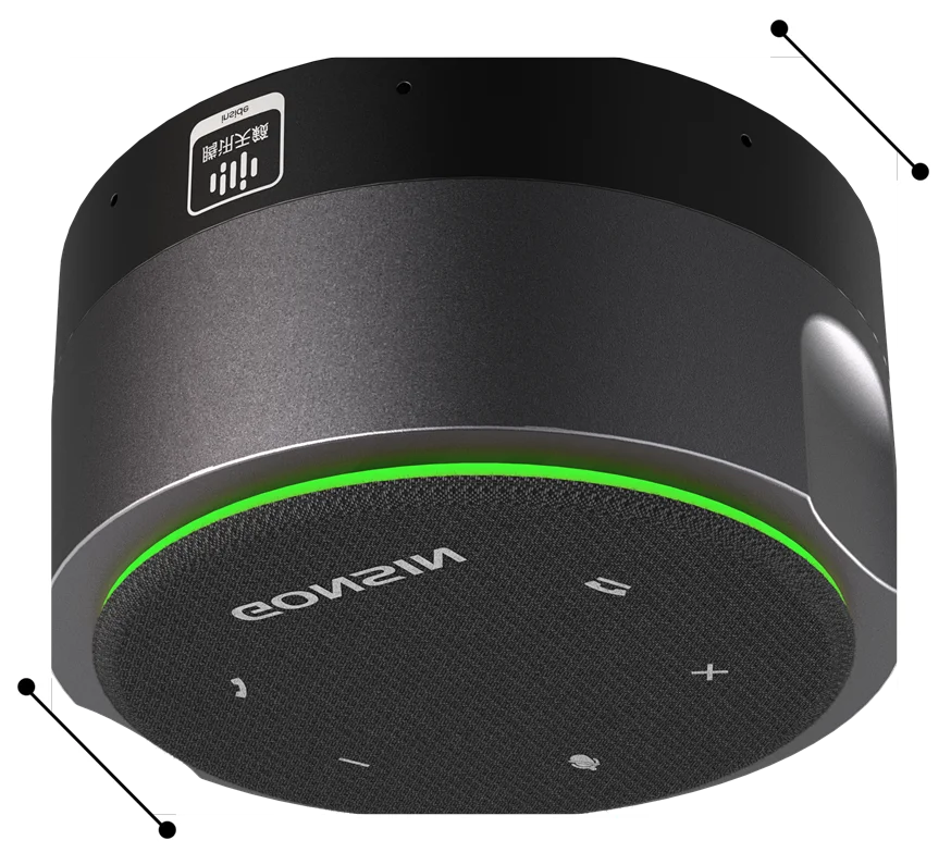 Zoom Microphone  Array  Conference Noise Reduction Array Microphone USB Speakermicrophone