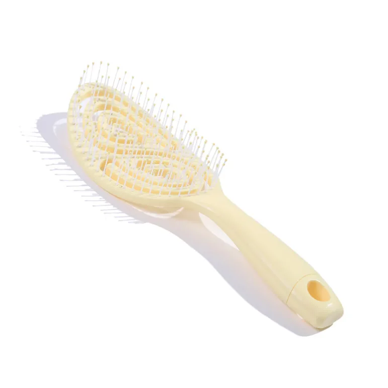 Customized Logo Candy - Colored Cutout Hair Straightener Comb Home Head Massage Hair Brush Spareribs Hollow Large Curved Comb