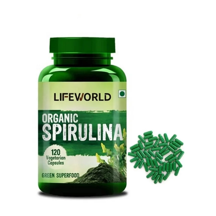 High Quality Nature Source Spirulina Tablets l 100% Organic Spirulina Tablets 2000mg Per Serving
