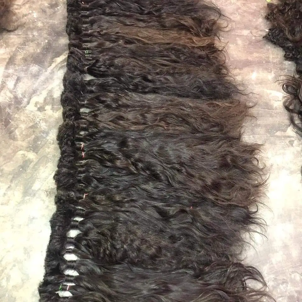 Discount Price!!! Raw Virgin Indian Human Hair Bulk Hair Good Quality Supplier In India by Oriental Hairs