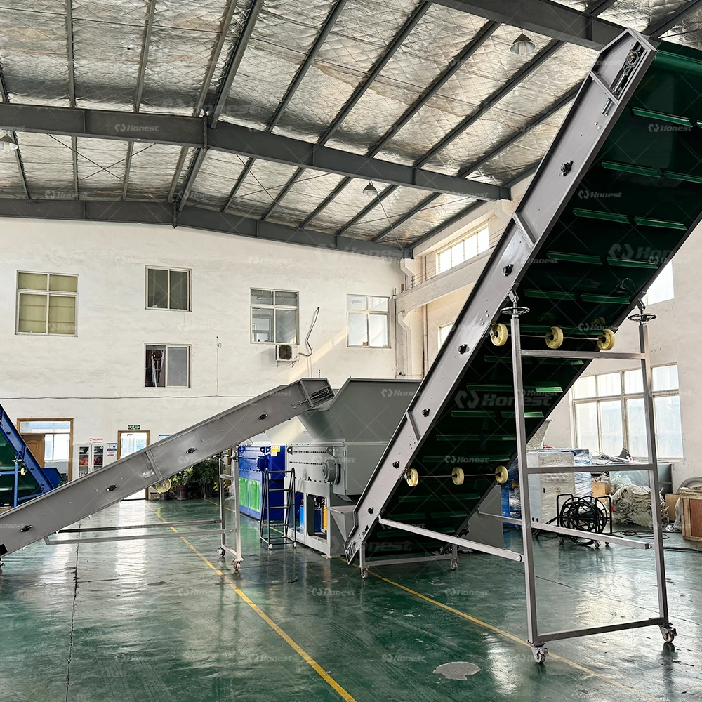 PP Film Plastic Lump Plastic bottle Shredder Crusher Machine Waste Pallet Cardboard Plastic Shredding Machine