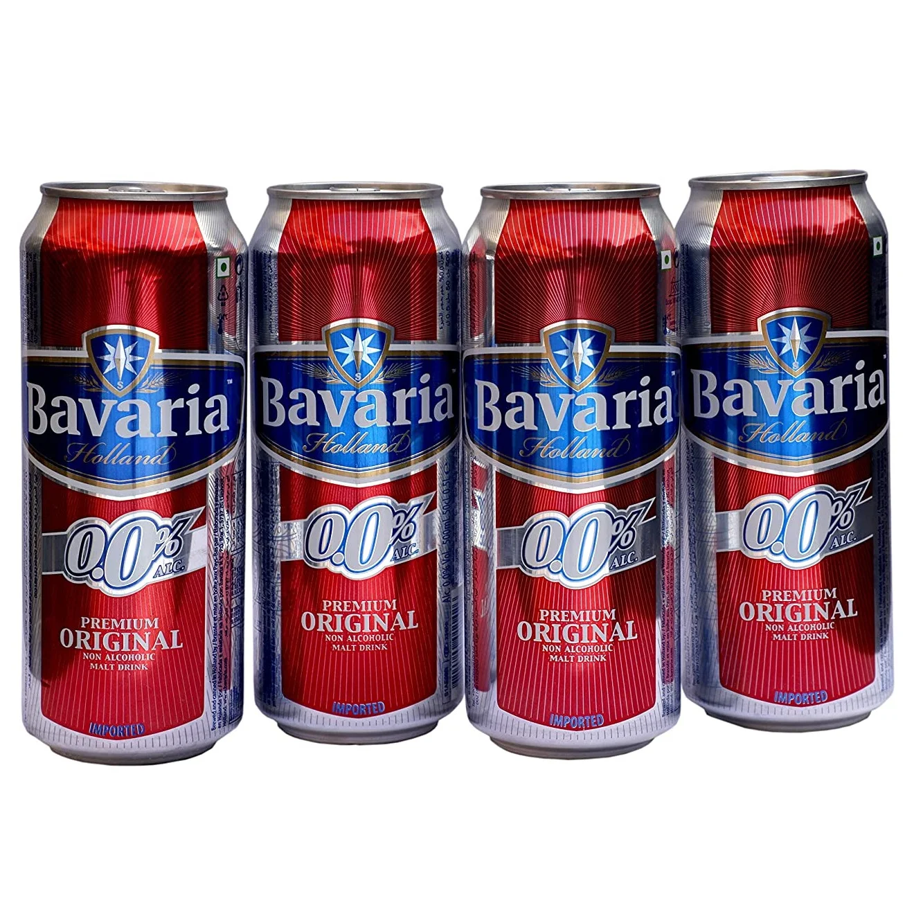 Bavaria Premium Original Non Alcoholic Beer Can 330ml - Bavaria Non Alcoholic Malt 500ml