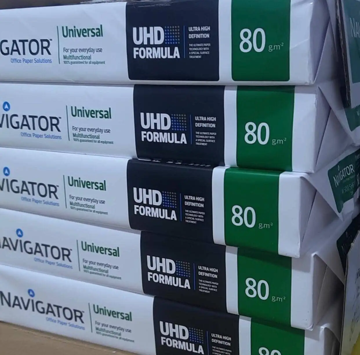 Best Navigator A4 Premium Bright White Printer Paper 80 Gsm Smooth with Silky Touch 500 Sheets-for Copiers