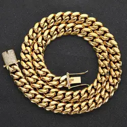 12mm Stainless Steel Cuban Chains