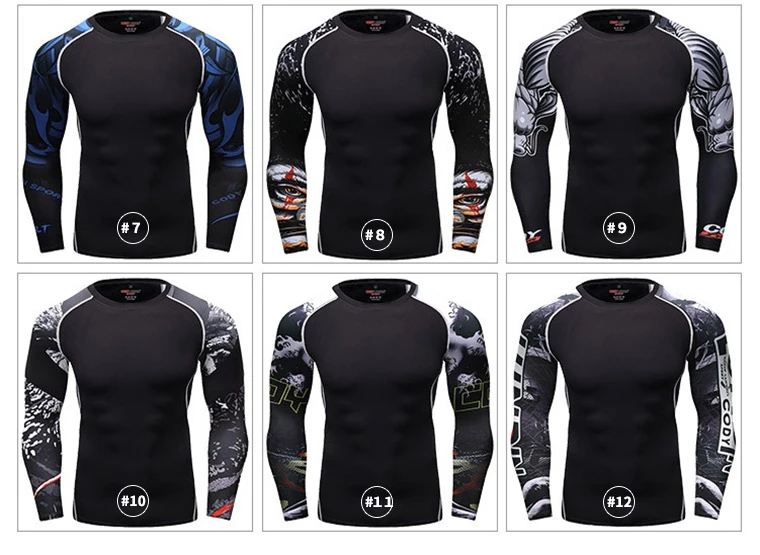 Индивидуальный дизайн Mma Rash Guard цифровая сублимационная печатная спортивная одежда Bjj Rashguard с вашим логотипом для унисекс взрослых 10 шт.
