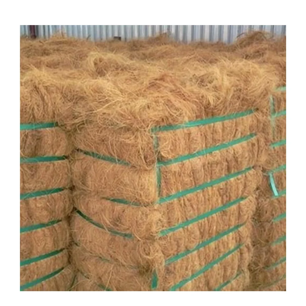 Coconut Coir Fiber Bale Coconut Fiber Coir Pellet Nutrient Soil Lightweight Plants Compressed Base Garden Coconut Coir Fibers