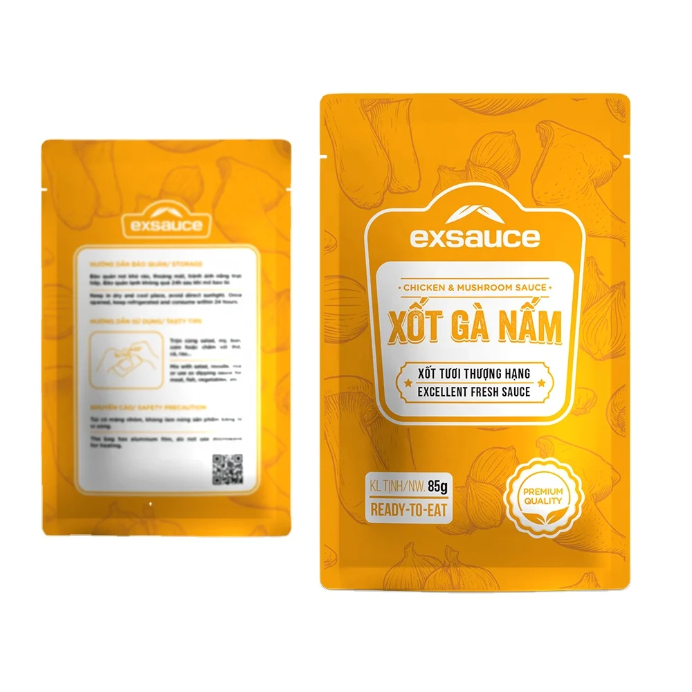 High Quality Chicken & Mushroom Sauce from Vietnam Delicious Export Grade in Bag Packaging Wholesale Product