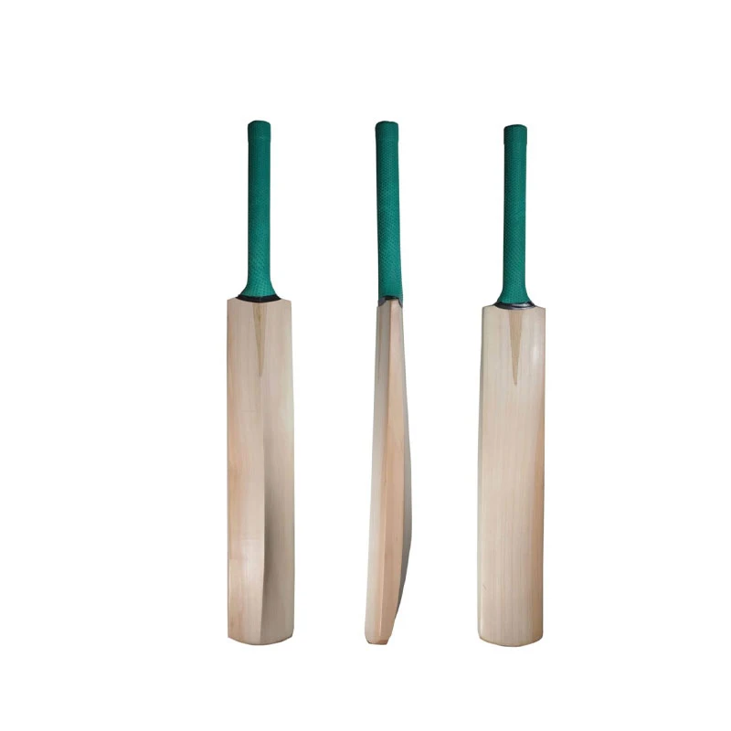 High Quality OEM Services Kashmir Willow Flat Strong Grip Flat Blade Full Protection Cover Professional Leather Ball Cricket Bat