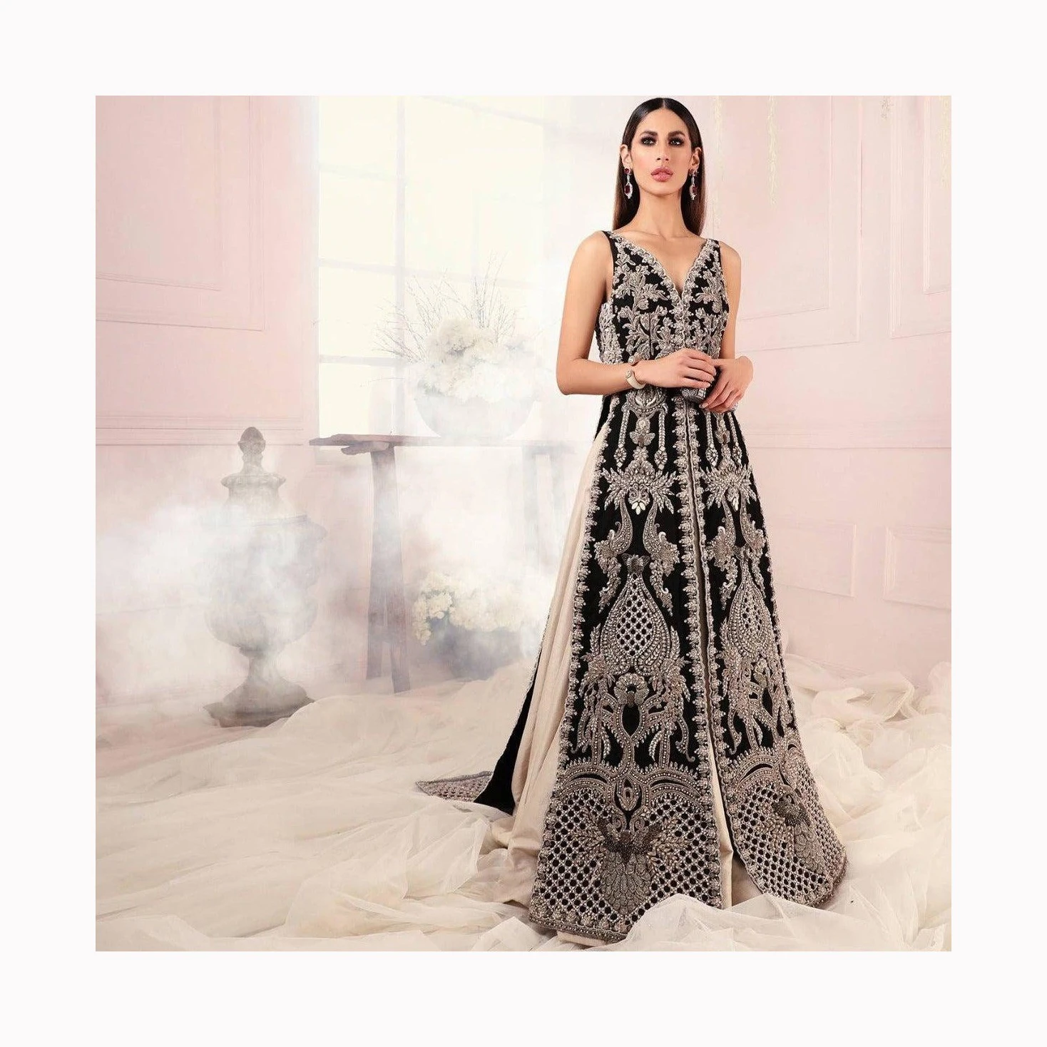 Pakistani style lehnga choli Bridal Lehnga Dress for Pakistani bride Dress for wedding day Asian Bridal wedding style dress