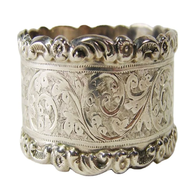 Made In India Decorative Antique Napkin Rings Available In Cheap Price