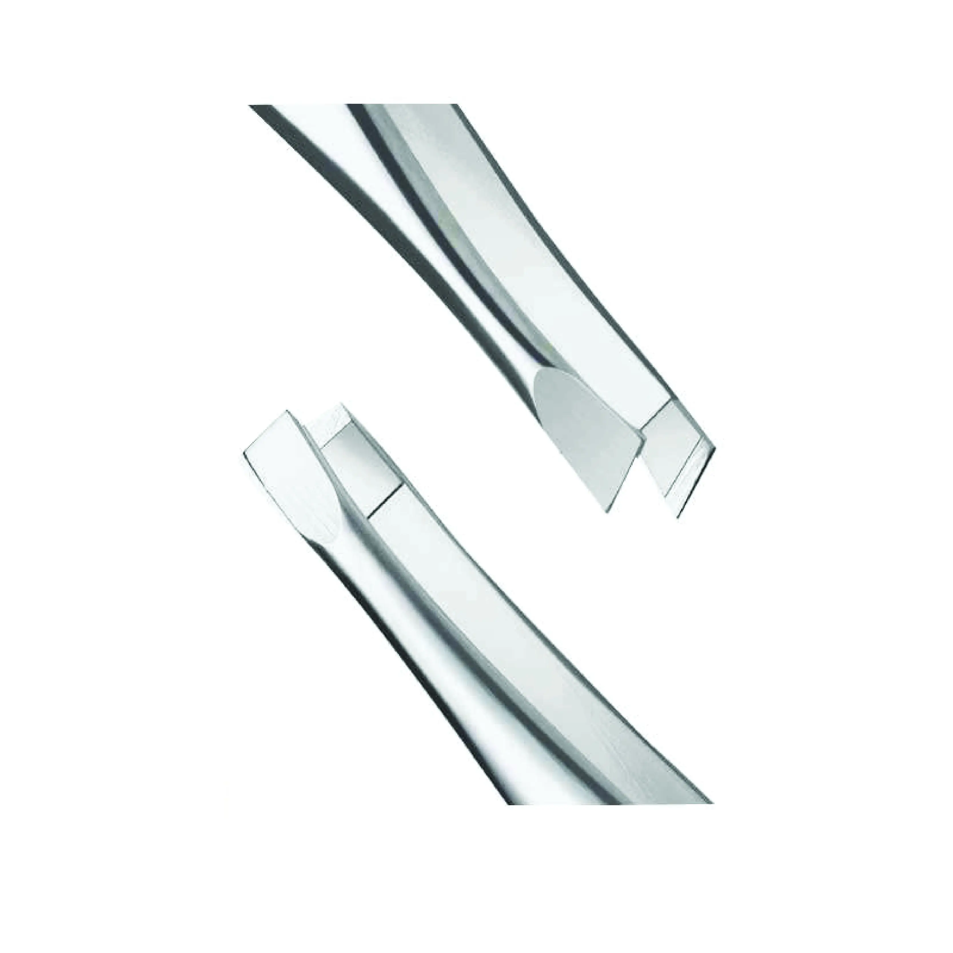 Premium Stainless Steel Best Quality Eyebrow Tweezers Eyelash Tweezers Slanted Tip Tweezers Customized Color Private Label