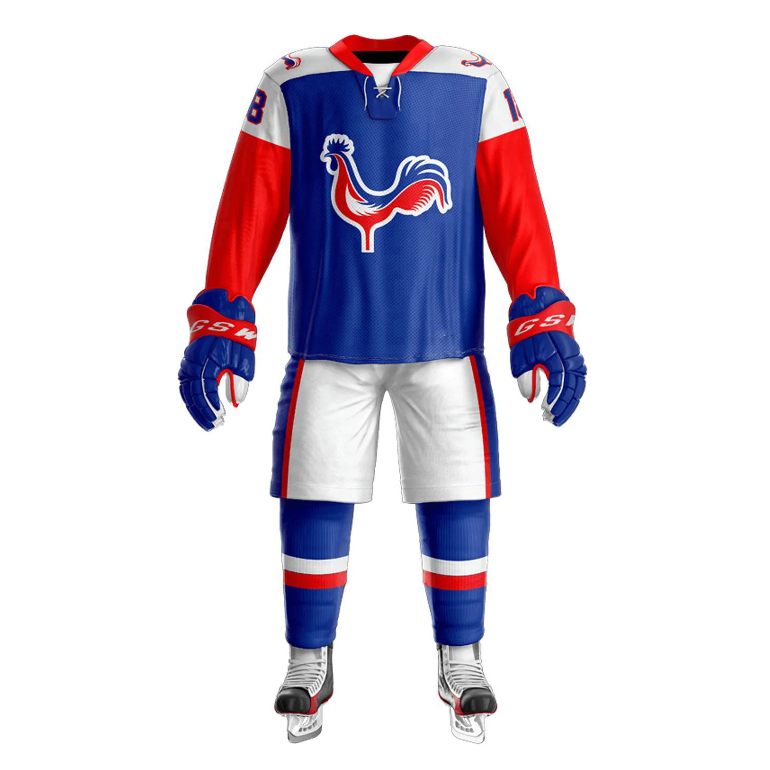Custom sports wear for team Ice Hockey for Male high quality Ice Hockey Uniform Set cheap wholesale Uniforms